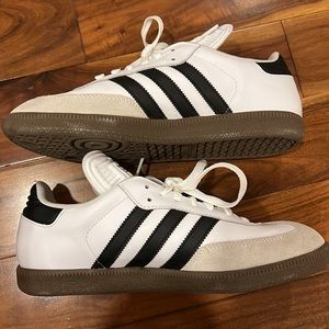 Adidas Samba Classic- white mens size 8 EXCELLENT CONDITION